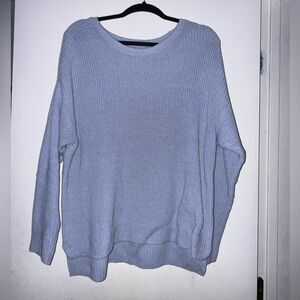 Croft & Barrow Soft Blue Crew Neck Sweater